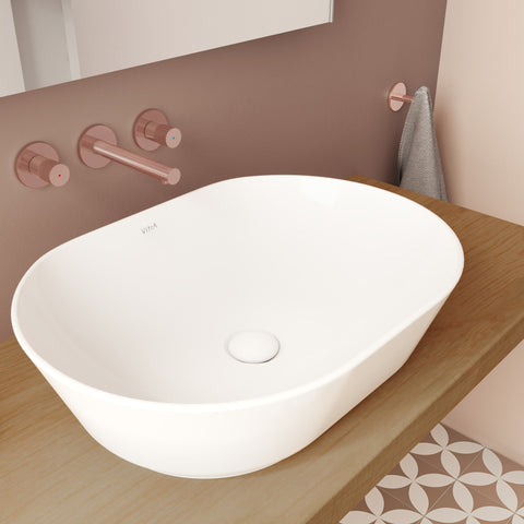 VitrA Geo 545x400mm 0TH Basin (No Overflow) - White
