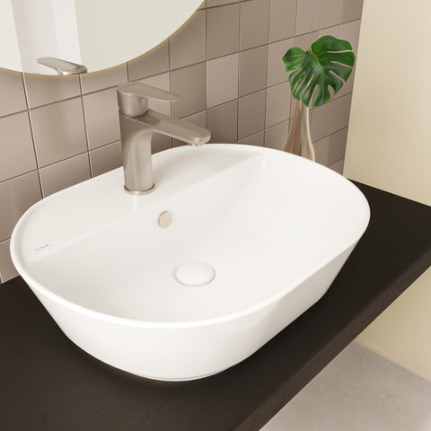 VitrA Geo 545x430mm 1TH Basin w/Overflow - White