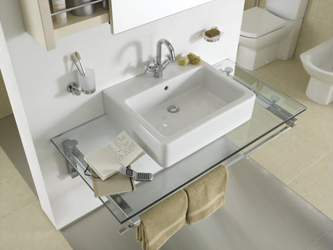 VitrA Nuo 500x440mm 1TH Countertop Basin w/Overflow - White