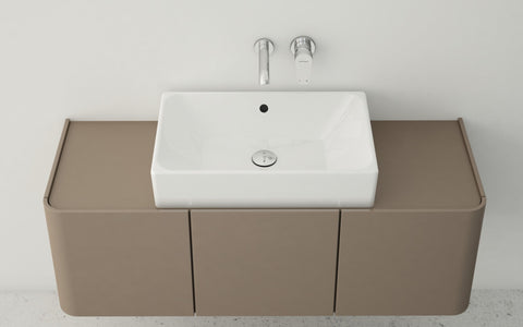 VitrA Nuo 500x380mm 0TH Basin w/Overflow - White
