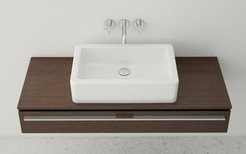 VitrA Nuo 500x380mm 0TH Basin (No Overflow) - White