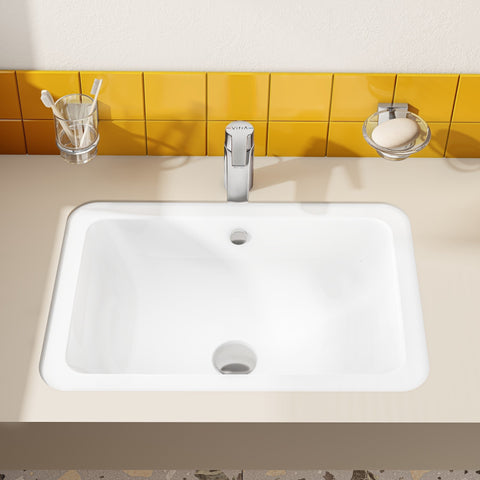 VitrA S20 550x370mm 0TH Undercounter Basin - White