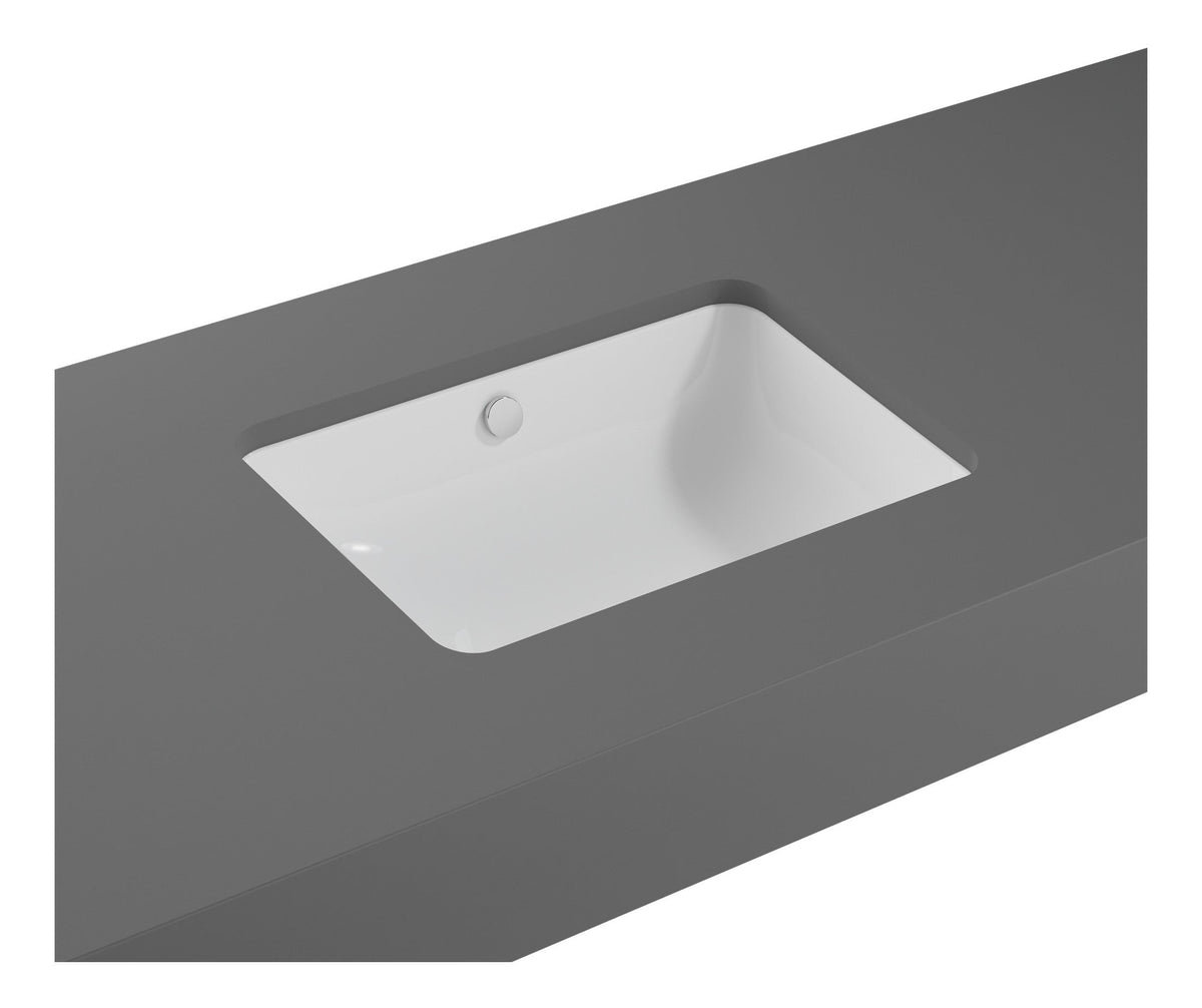 VitrA S20 550x370mm 0TH Undercounter Basin - White