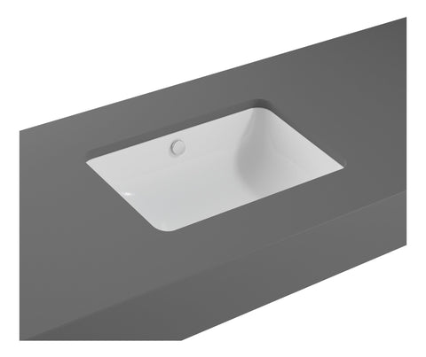 VitrA S20 550x370mm 0TH Undercounter Basin - White