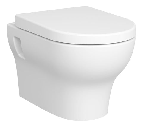 VitrA Zentrum SmoothFlush Wall Hung Pan Only - White