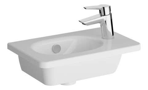 VitrA Zentrum 450x290mm 1TH Vanity Basin w/Overflow - White