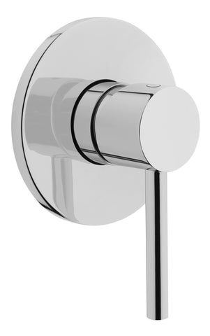 VitrA AquaCare Round Built-in Stop Mixer Valve - Chrome
