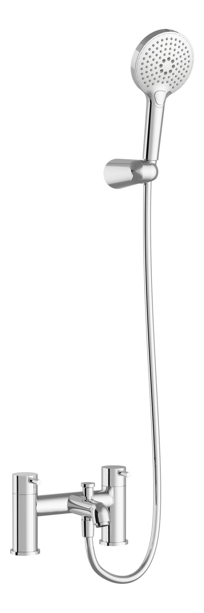 VitrA Minimax S 2-Hole Bath/Shower Mixer - Chrome