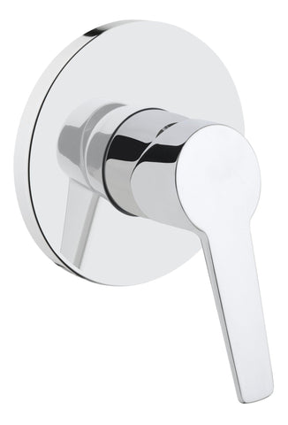 VitrA Solid S Wall Integrated Shower Mixer - Chrome