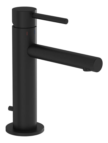 VitrA Origin Basin Mixer w/Waste Lever - Matt Black