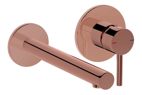 VitrA Origin Wall Mounted 2-Hole Basin Mixer - Soft Copper