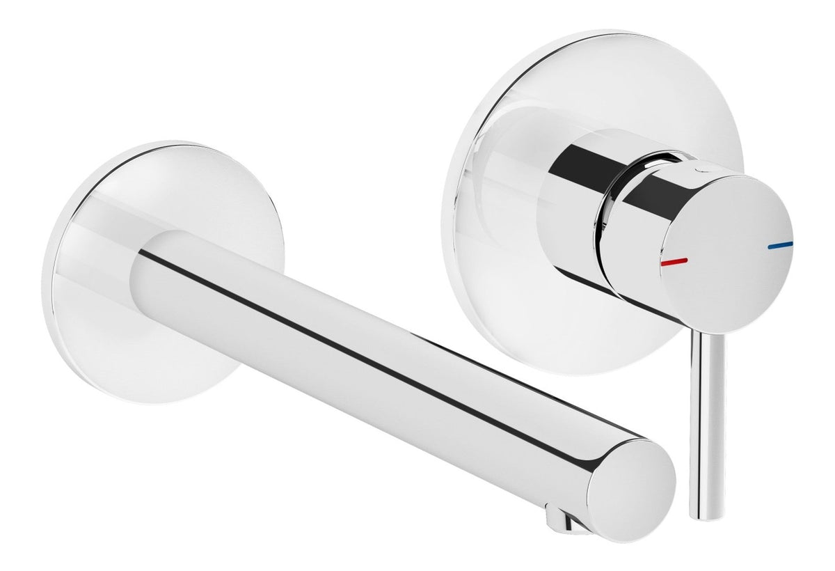 VitrA Origin Wall Mounted 2-Hole Basin Mixer - Chrome