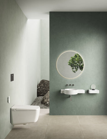 VitrA Origin Wall Mounted 3-Hole Basin Mixer - Chrome
