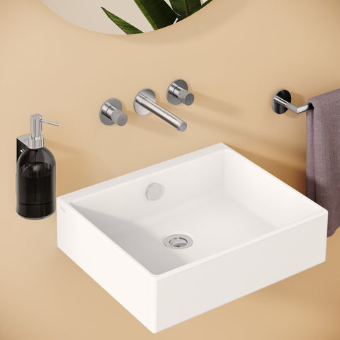 VitrA Origin Wall Mounted 3-Hole Basin Mixer - Chrome