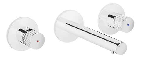 VitrA Origin Wall Mounted 3-Hole Basin Mixer - Chrome