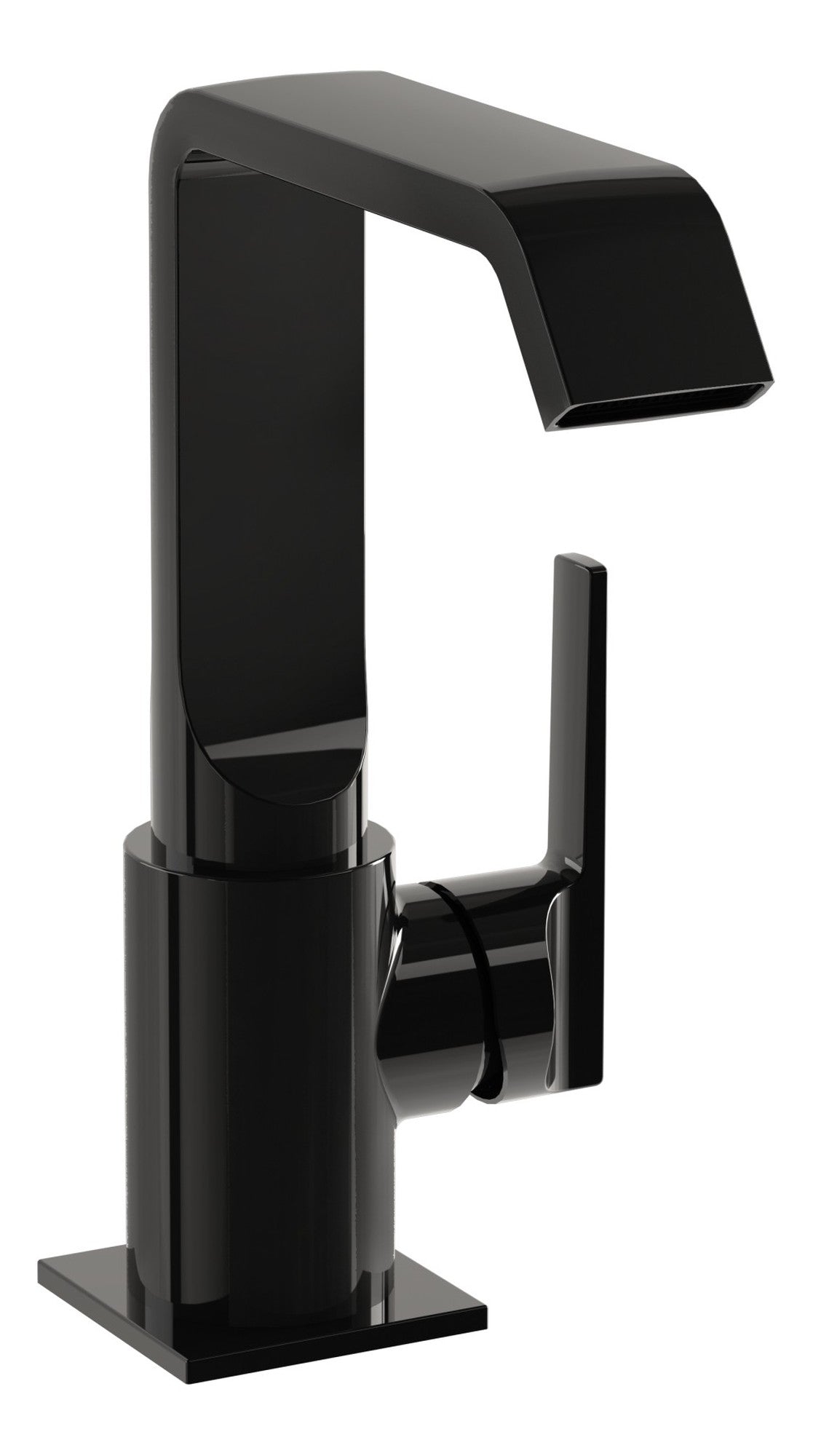 VitrA Suit Basin Mixer (Side Handle) - Gloss Black