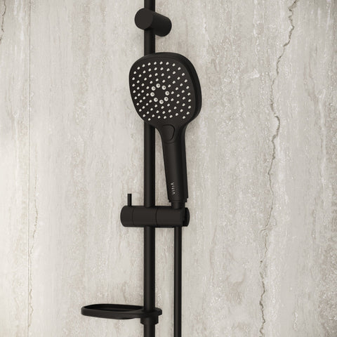 VitrA Origin Wall Mounted Shower Mixer - Matt Black