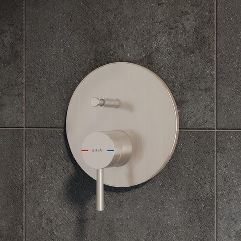 VitrA Origin Integrated 2-Way Diverter - Brushed Nickel