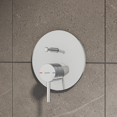 VitrA Origin Integrated 2-Way Diverter - Chrome