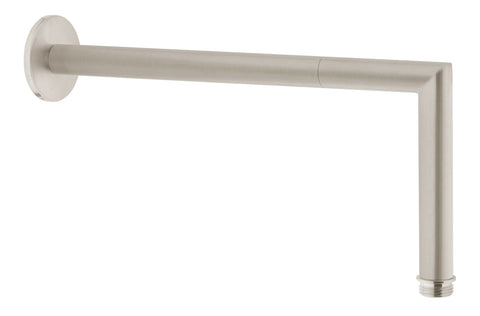 VitrA Origin Classic Wall Mounted 90° Connection Pipe - Brushed Nickel