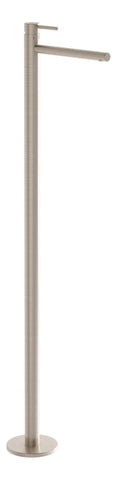 VitrA Origin Floor Standing Basin Mixer - Brushed Nickel