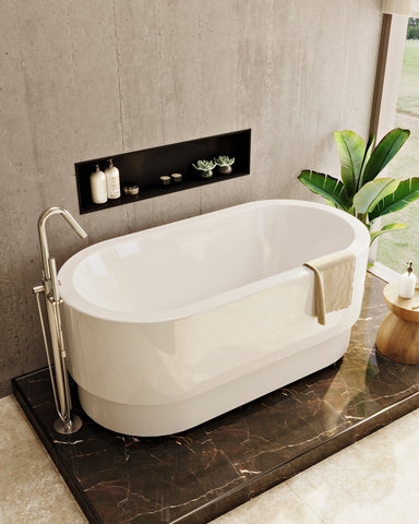 VitrA Origin Floor Standing Bath Filler - Chrome