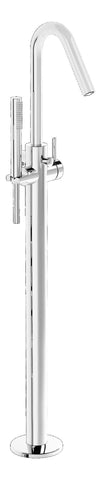 VitrA Origin Floor Standing Bath Filler - Chrome