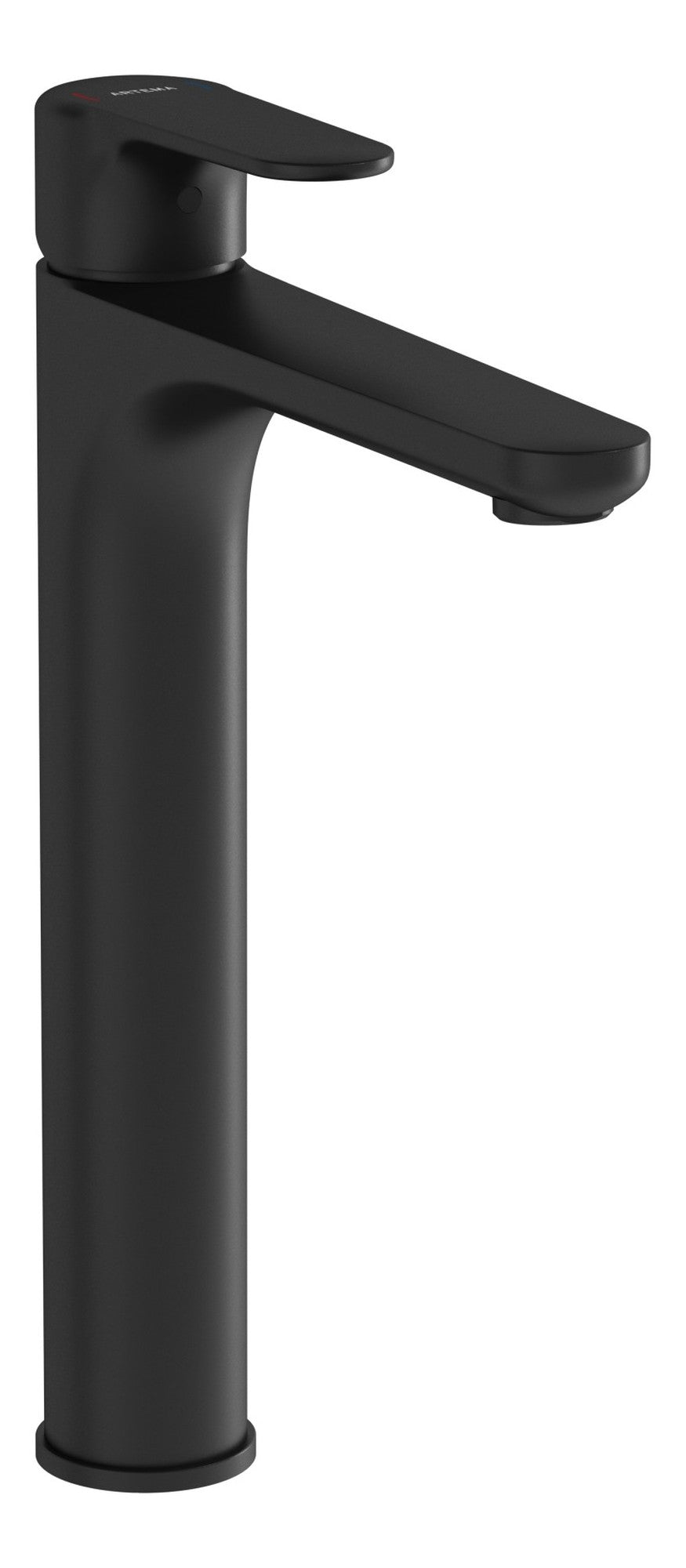 VitrA Root Round Tall Basin Mixer - Matt Black