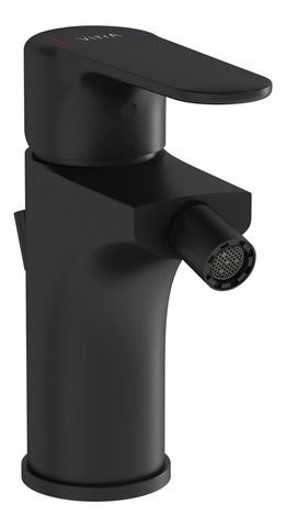 VitrA Root Round Bidet Mixer - Matt Black