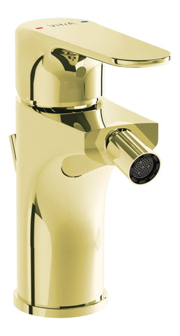 VitrA Root Round Bidet Mixer - Soft Gold