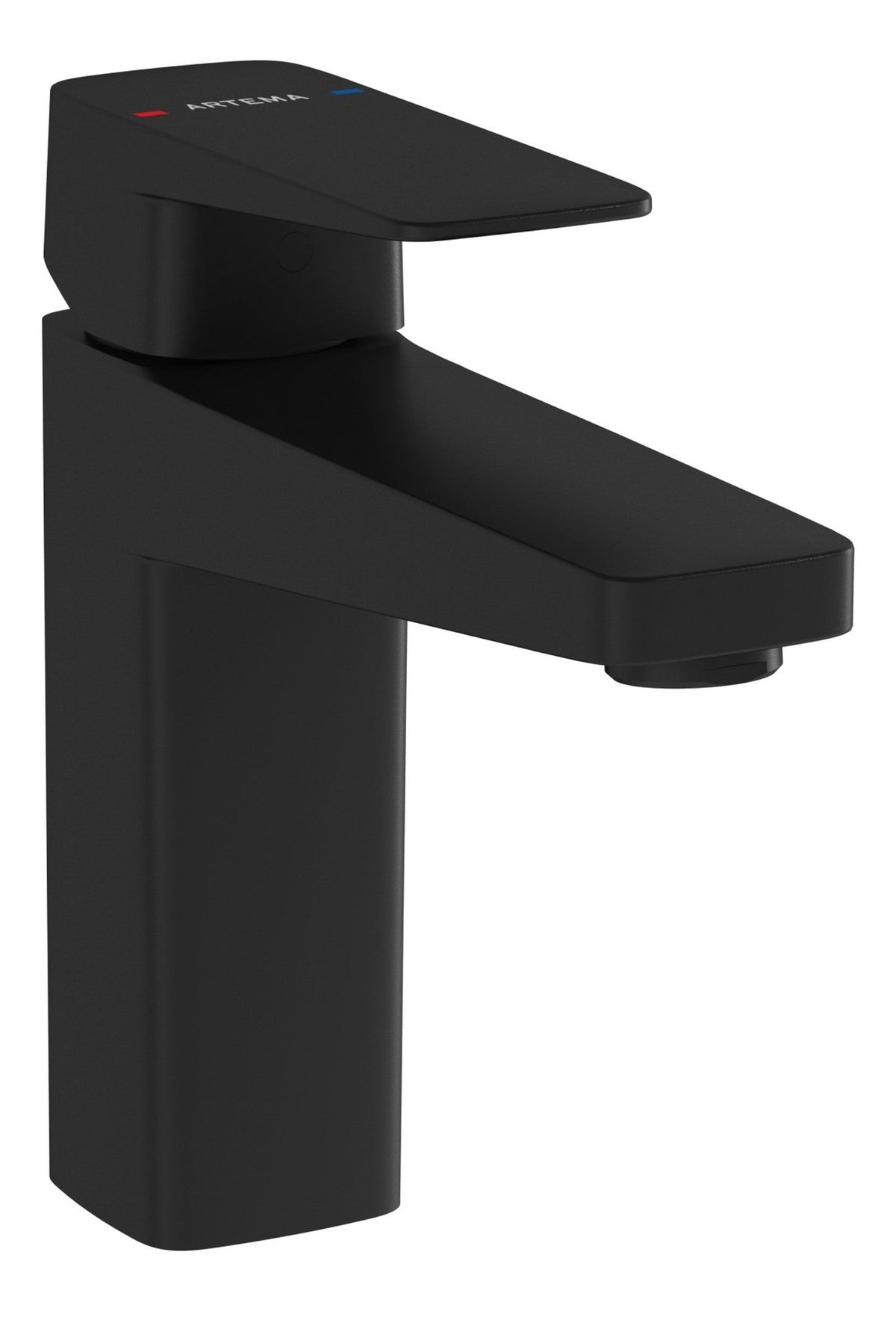 VitrA Root Square Basin Mixer - Matt Black