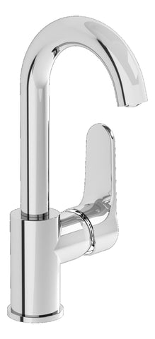 VitrA Root Round Swivel Basin Mixer - Chrome