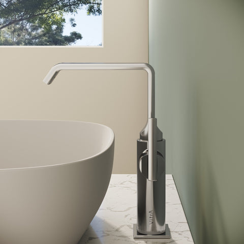 VitrA Suit Tall Basin Mixer (Side Handle) - Chrome
