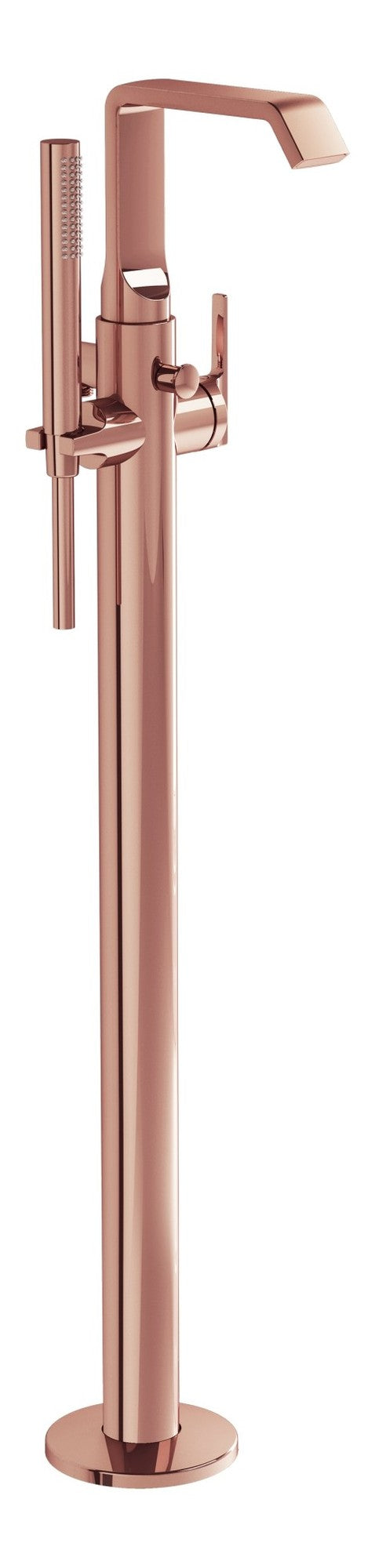 VitrA Suit Floor Standing Bath/Shower Mixer - Soft Copper