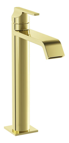 VitrA Suit Tall Basin Mixer (Top Handle) - Soft Gold
