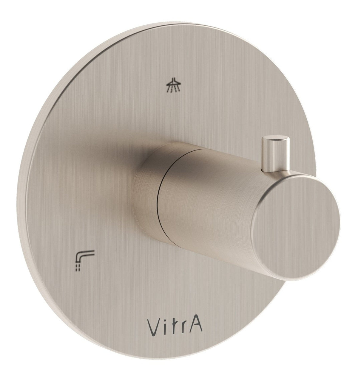 VitrA Origin Integrated 3-Way Diverter - Brushed Nickel
