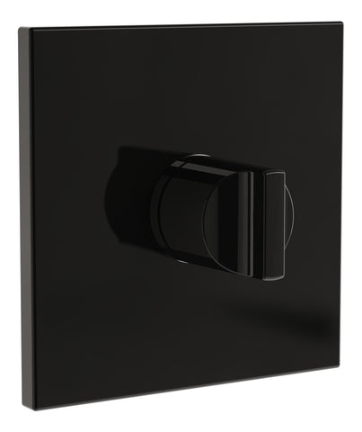 VitrA Suit Wall Mounted 3-Way Diverter - Gloss Black