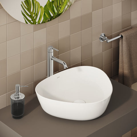 VitrA Origin Classic Tall Basin Mixer (Top Handle) - Chrome