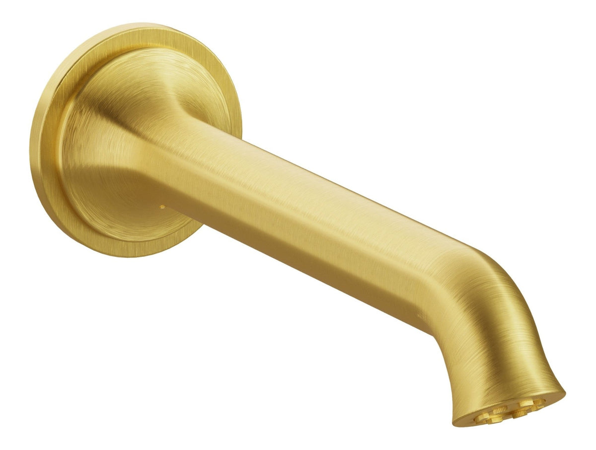 VitrA Origin Classic Wall Mounted Bath Spout - Brushed Gold