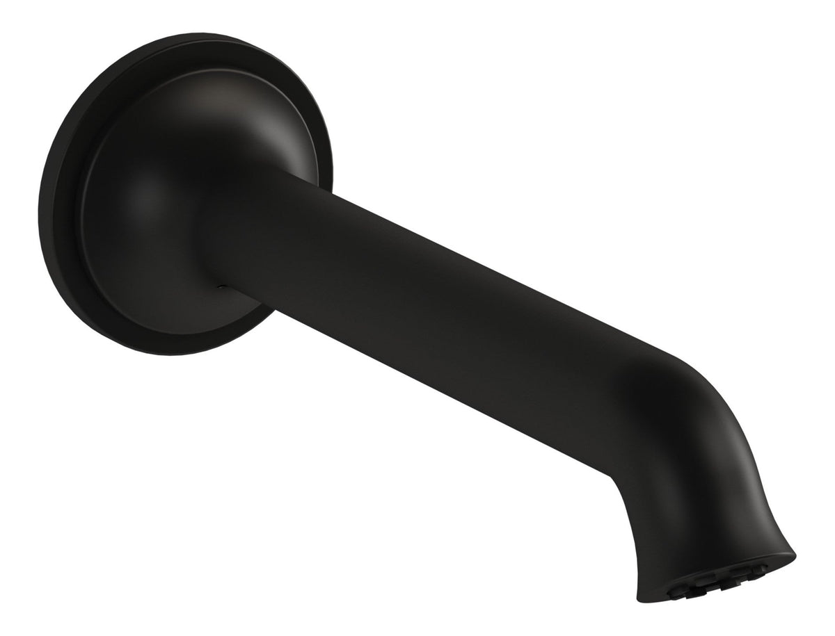 VitrA Origin Classic Wall Mounted Bath Spout - Matt Black