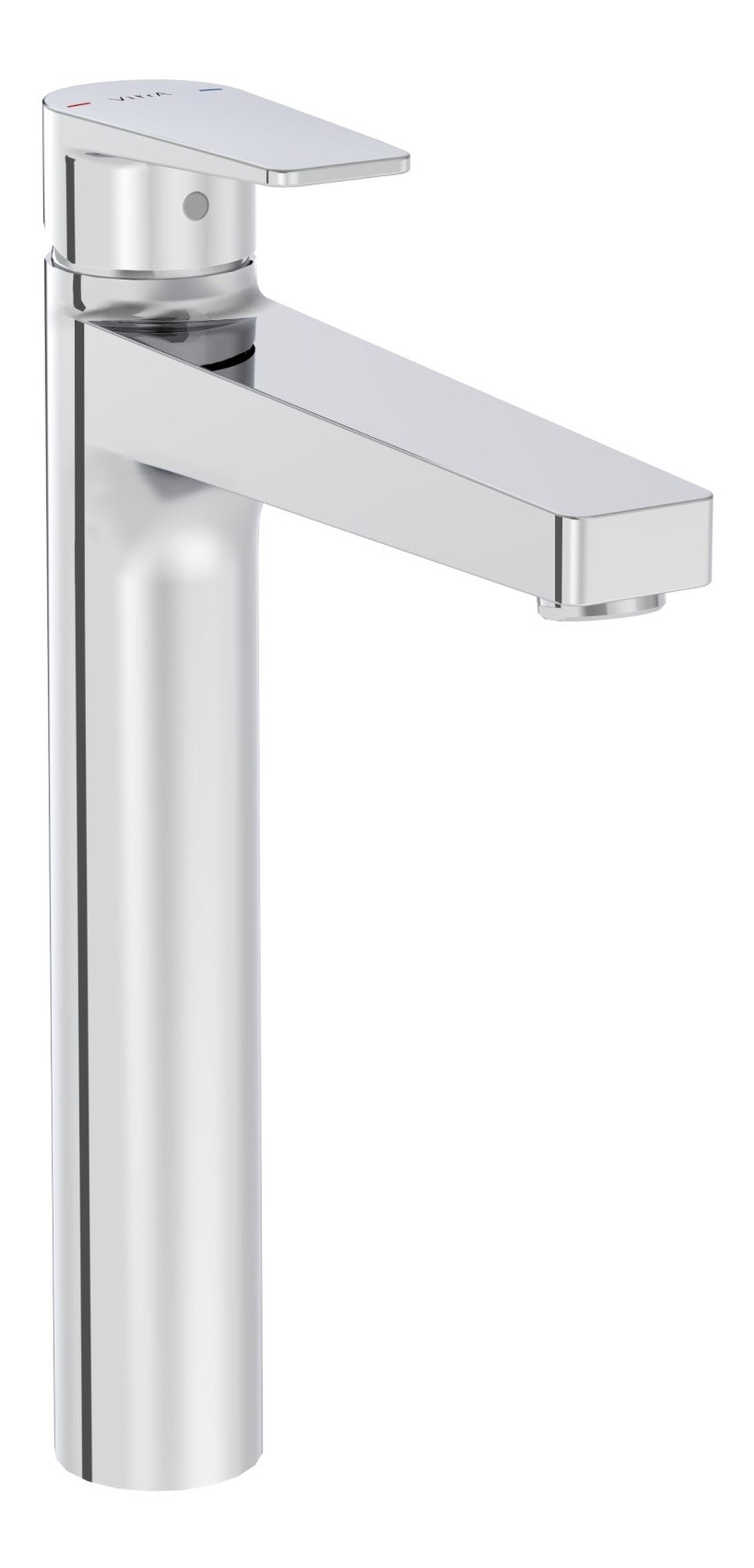 VitrA Flow Square Tall Basin Mixer - Chrome