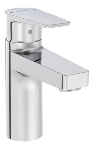 VitrA Flow Square Basin Mixer - Chrome