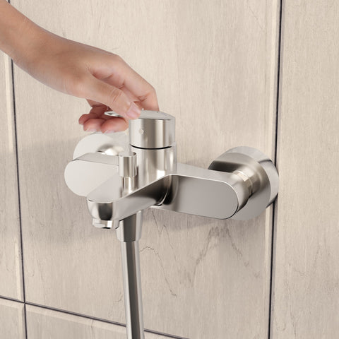 VitrA Flow Round Wall Mounted Bath/Shower Mixer - Chrome