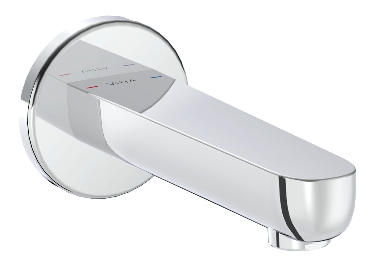 VitrA Root Round Wall Mounted Bath Spout - Chrome