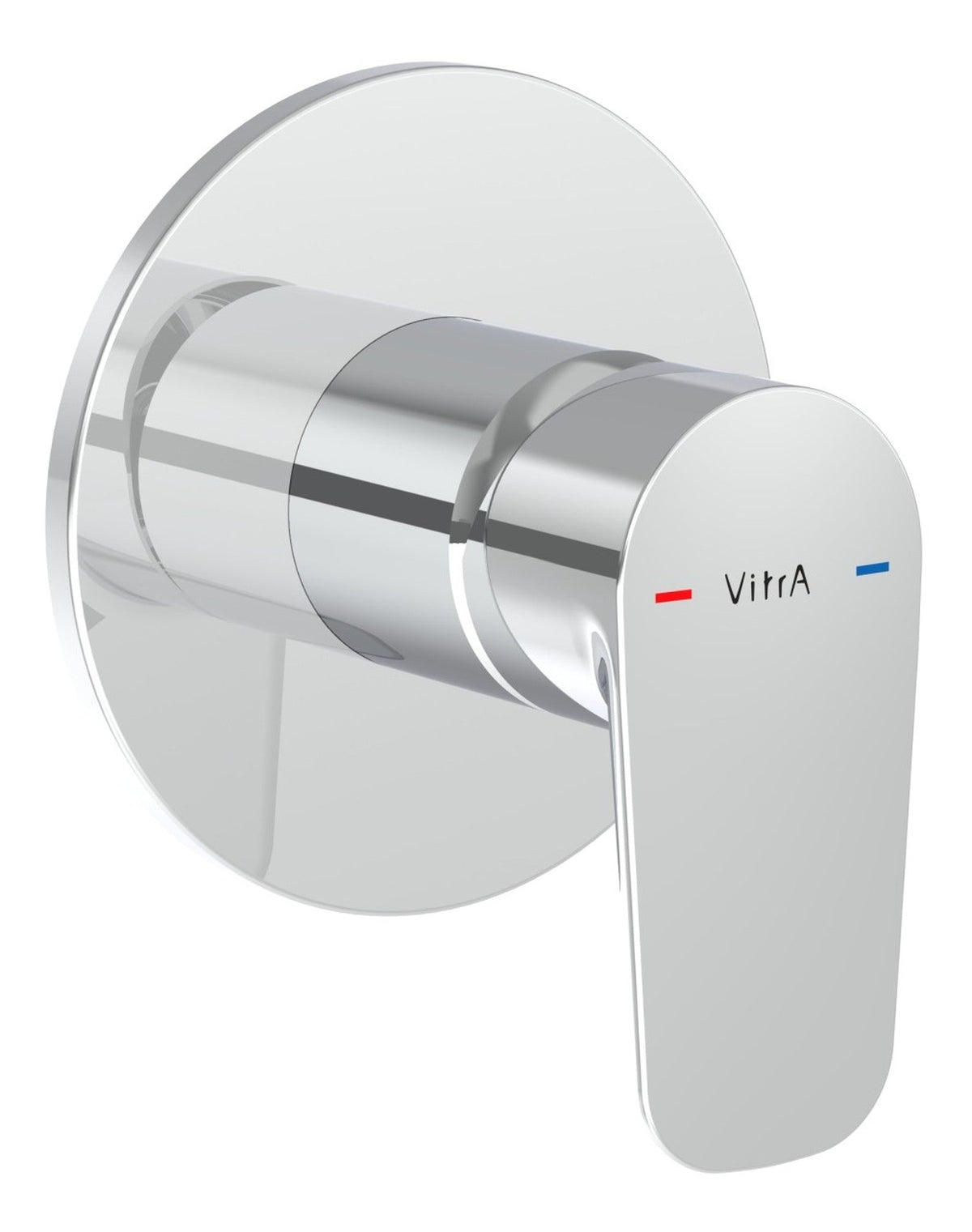 VitrA Flow Soft Integrated Shower Mixer Valve - Chrome