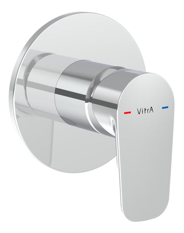 VitrA Flow Soft Integrated Shower Mixer Valve - Chrome