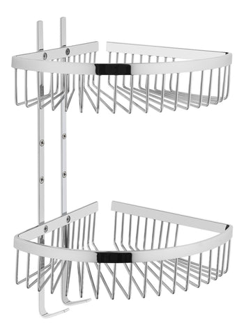VitrA Root Double Sponge Basket - Chrome