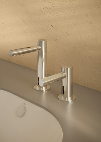VitrA Origin Touch Free Short Soap Dispenser (Mains) - Chrome