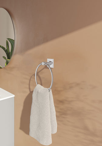 VitrA Root Round Towel Loop - Chrome