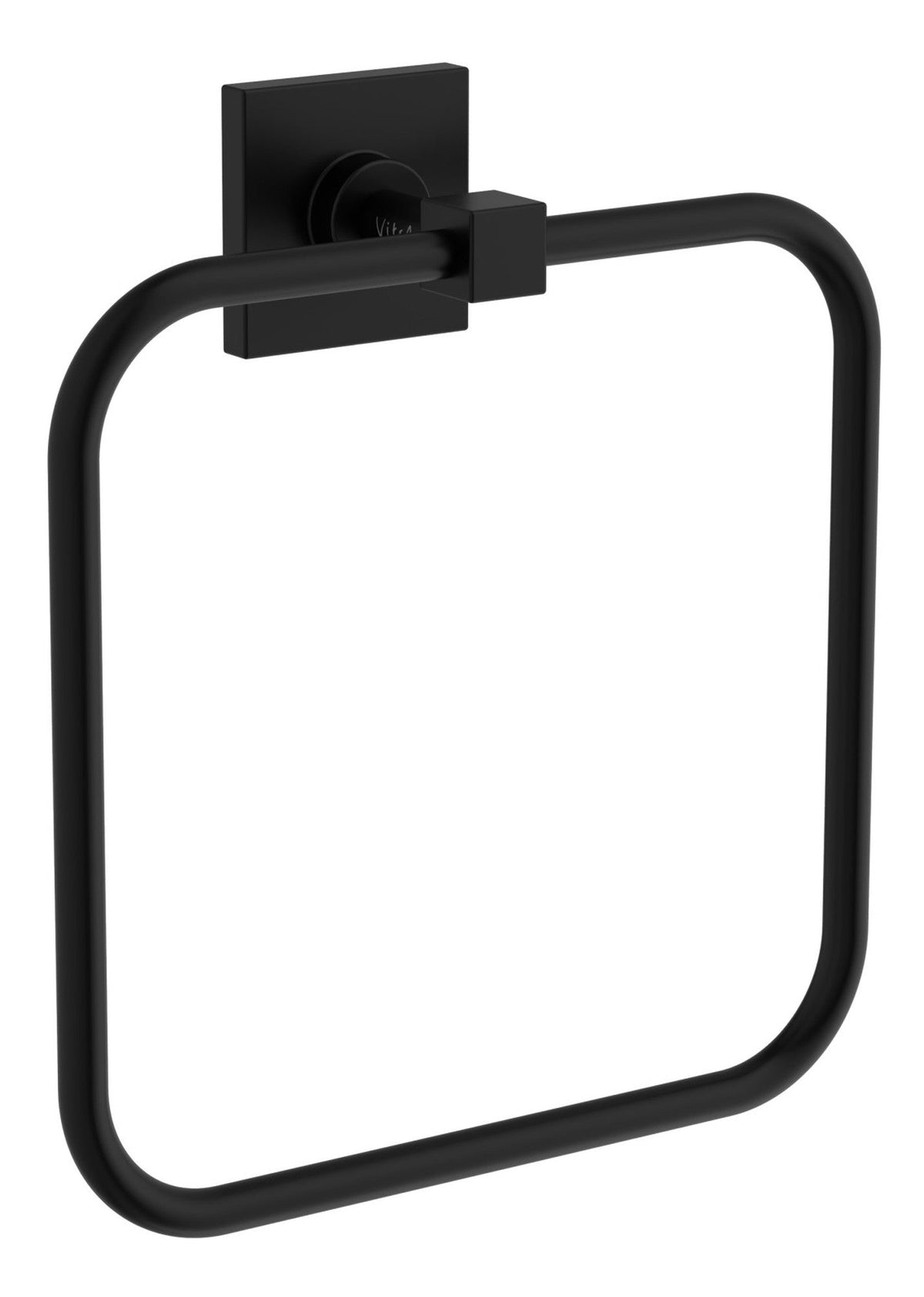 VitrA Root Square Towel Loop - Matt Black